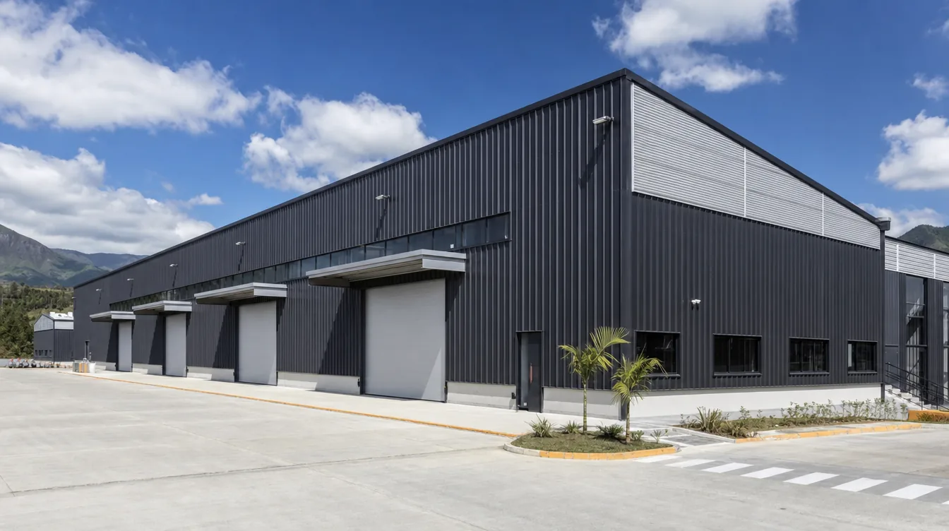 Bodega en metal y estructura metálica — bodegas prefabricadas de 250 a 2.700 m²