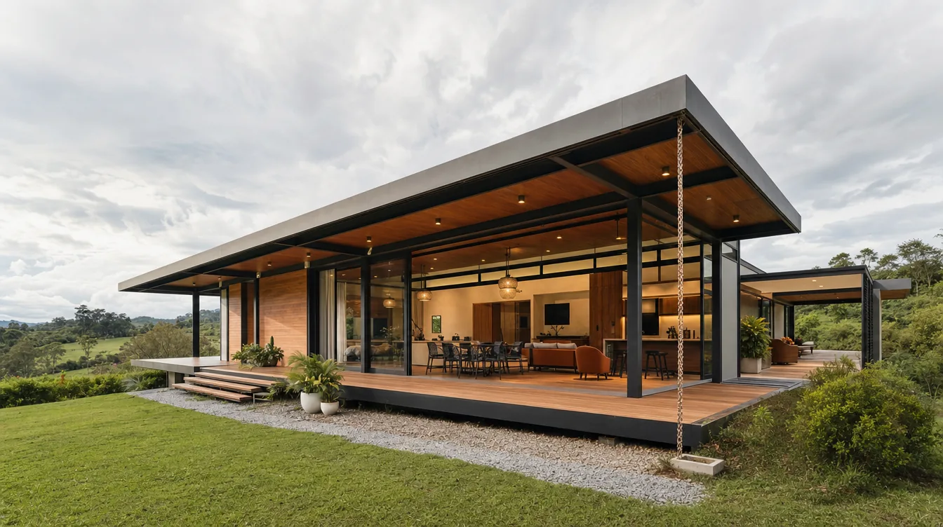 Proyecto de construcción modular en estructura metálica en Colombia