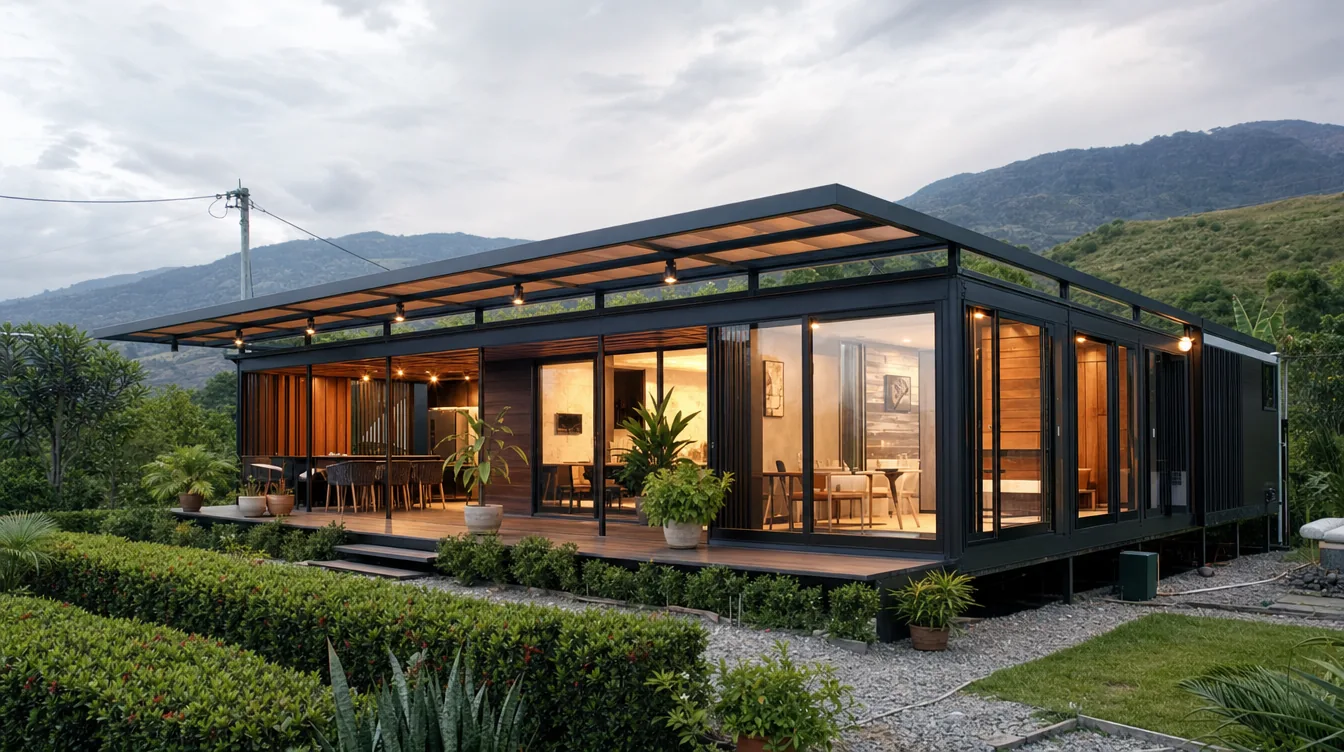Proyecto de construcción modular en estructura metálica en Colombia