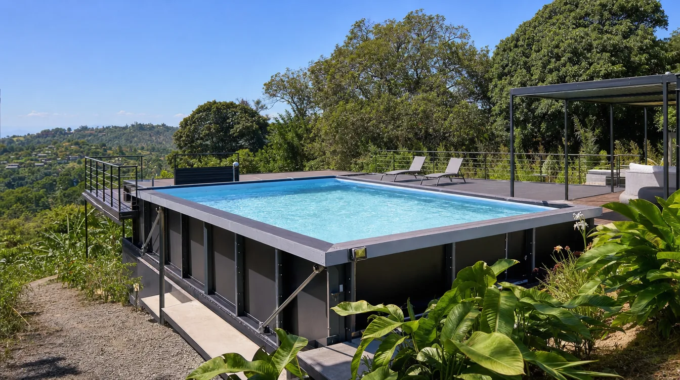 Proyecto de construcción modular en estructura metálica en Colombia