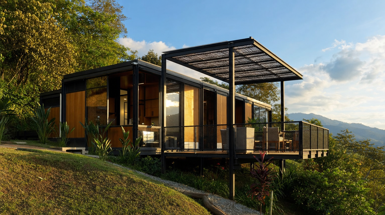 Casa modular en construccion en Chia
