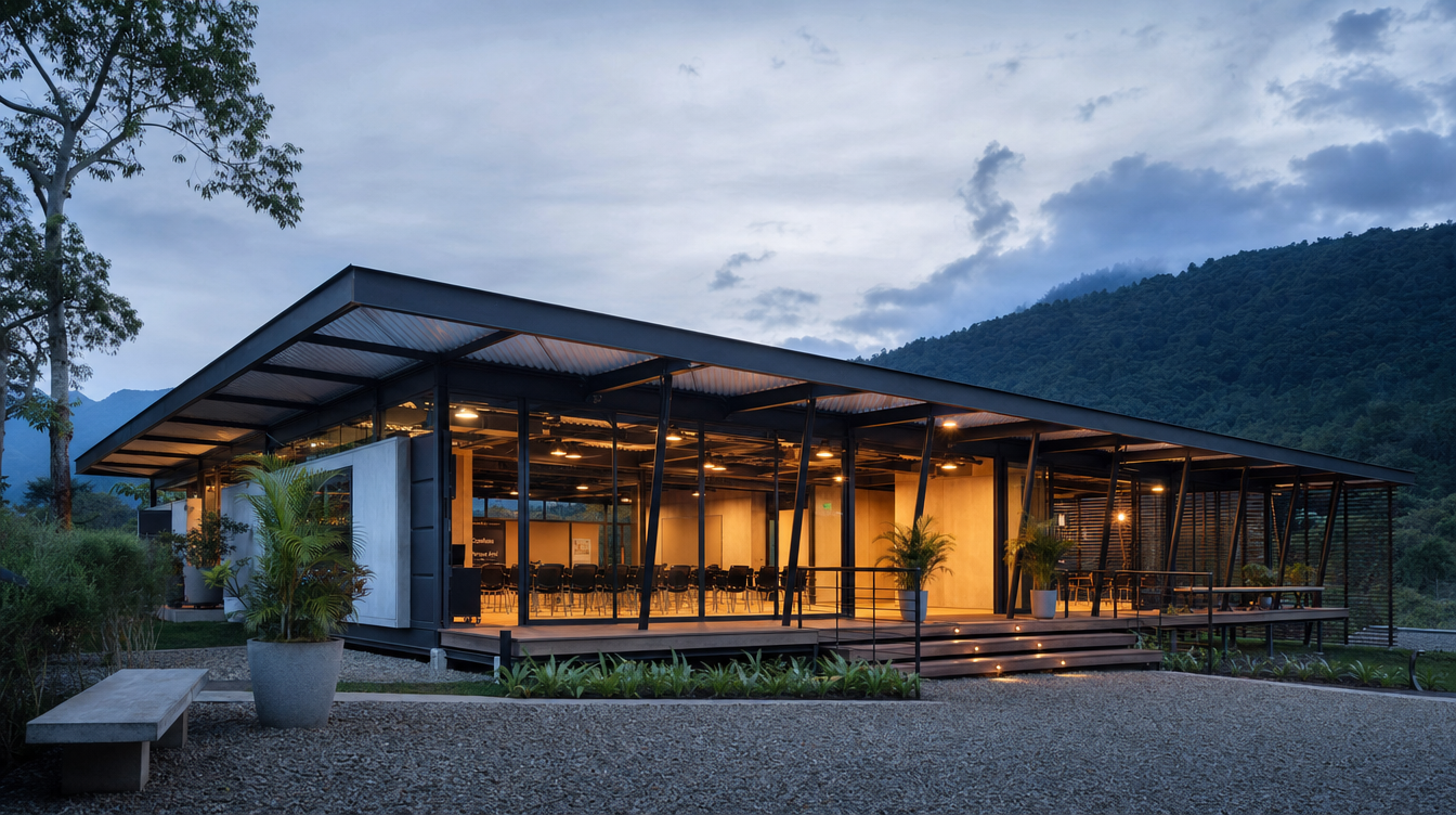 Salon de eventos en construccion en Popayan, Cauca